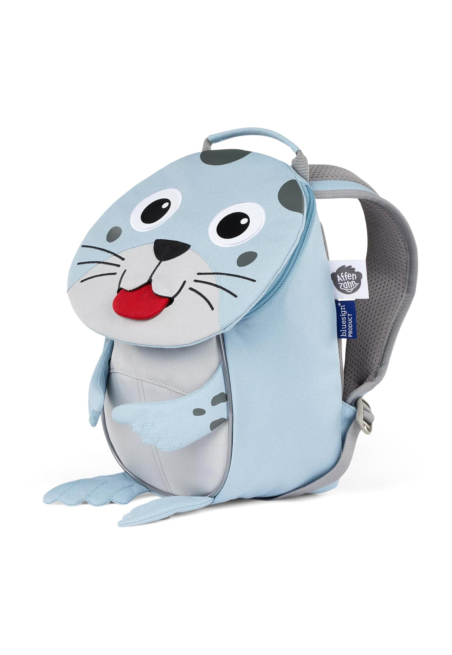 affenzahn-kleiner-freund-kindergarten-rucksack-robbe-blau-f-r-1-3-jahre image 3