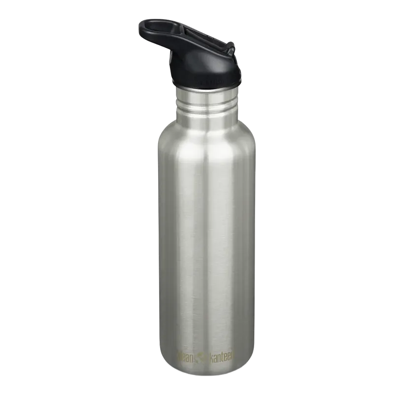 klean-kanteen-classic-800-ml-edelstahl-trinkflasche-mit-flip-sport-cap image 1
