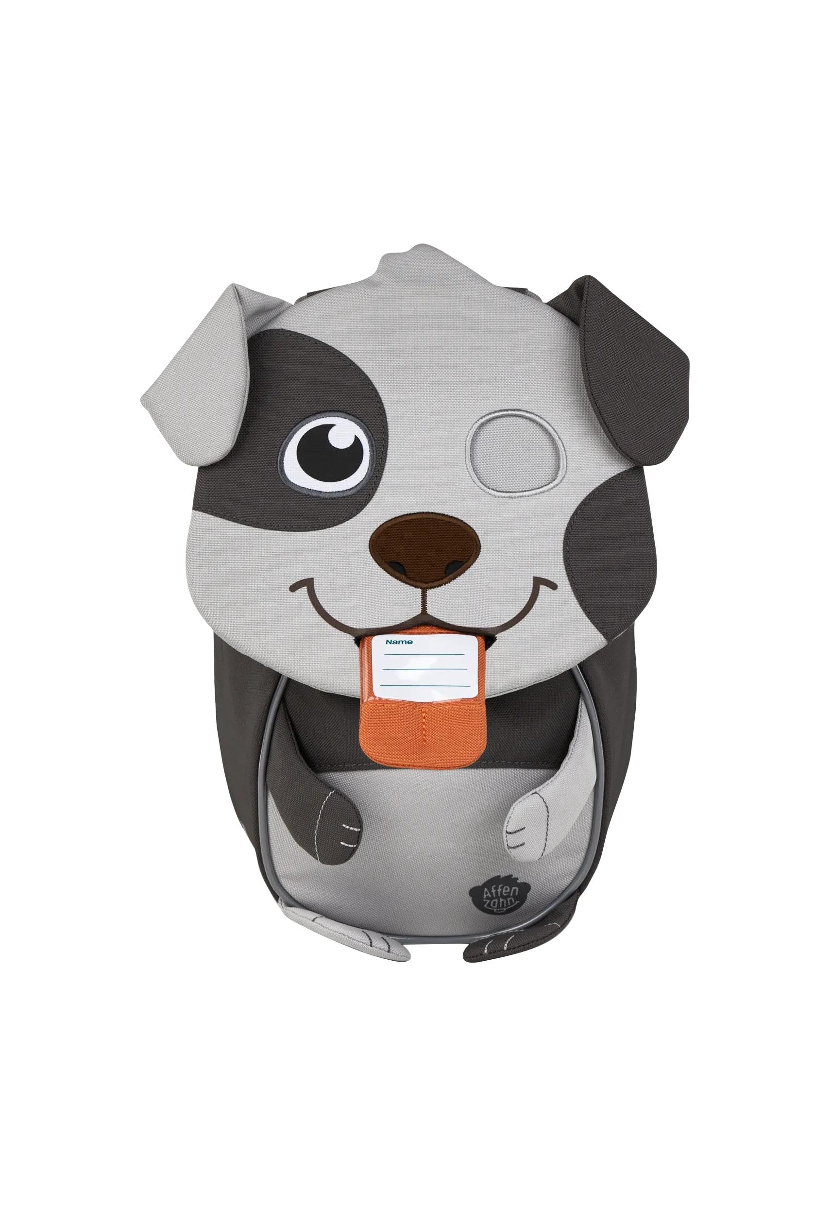 affenzahn-kleiner-freund-kindergarten-rucksack-hund-grau-f-r-1-3-jahre image 5