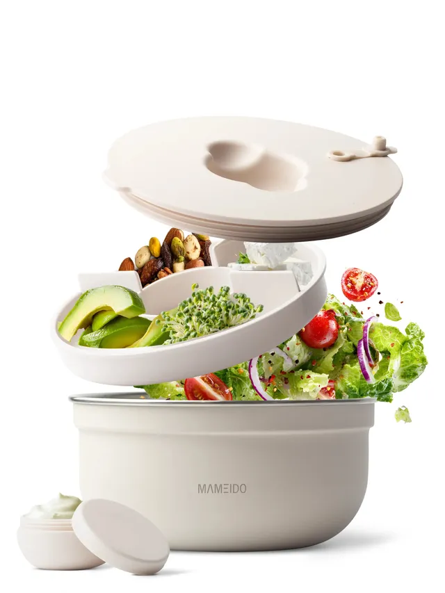 mameido-salatbox-bento-bowl-lunchbox-mit-3-f-chern-und-dressingbeh-lter image 1