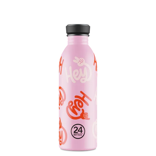 24bottles-urban-bottle-hey-pink-trinkflasche-500-ml image 1