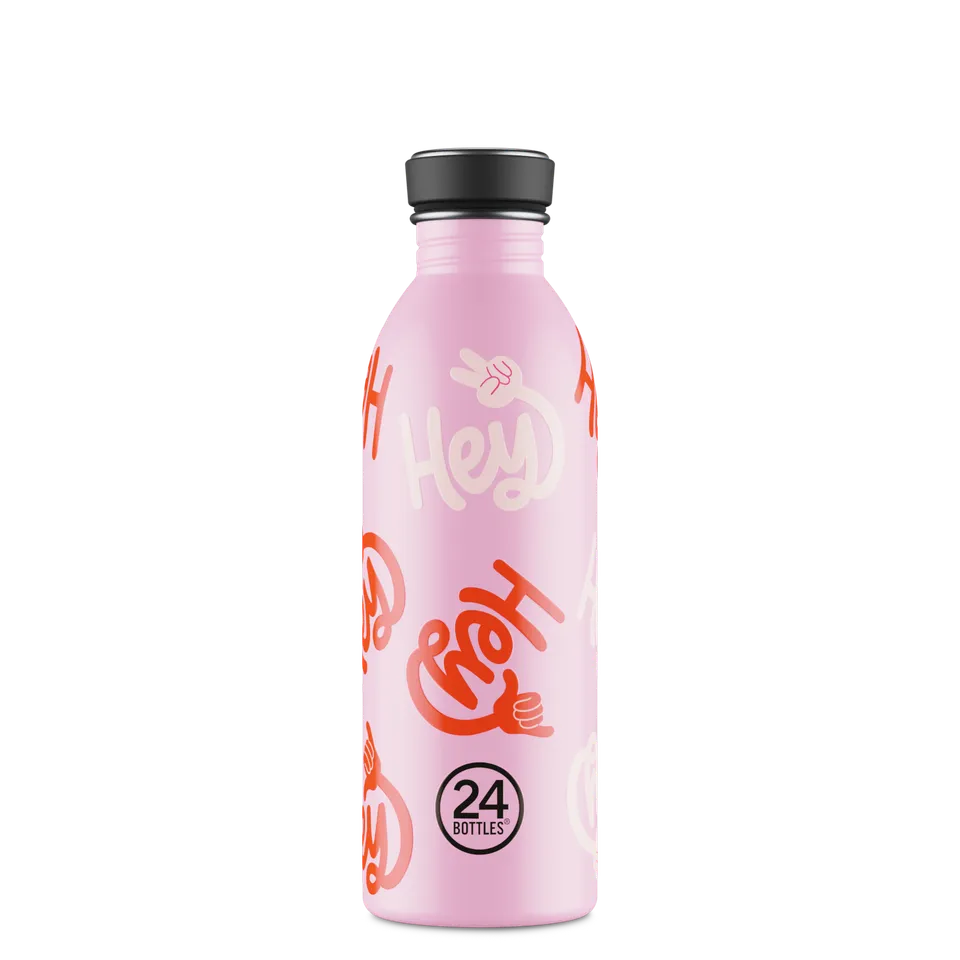 24bottles-urban-bottle-hey-pink-trinkflasche-500-ml image 1