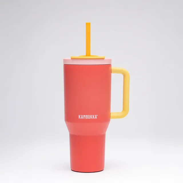 kambukka-rio-tumbler-950-ml-mit-strohhalm-pink-papaya image 1
