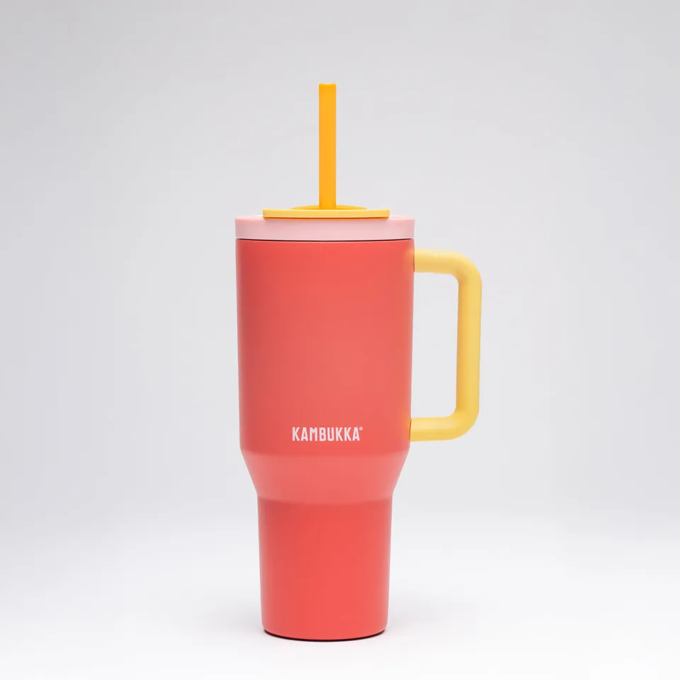 kambukka-rio-tumbler-950-ml-mit-strohhalm-pink-papaya image 1
