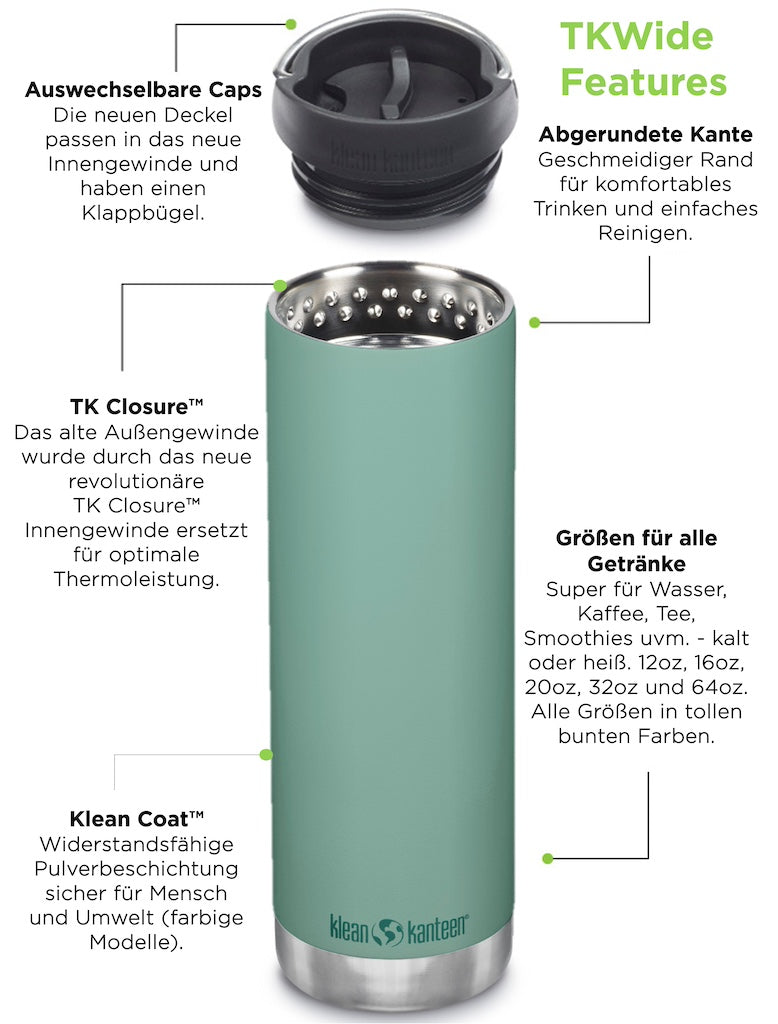 klean-kanteen-tkwide-edelstahl-isolierflasche-946-ml-chug-cap image 8