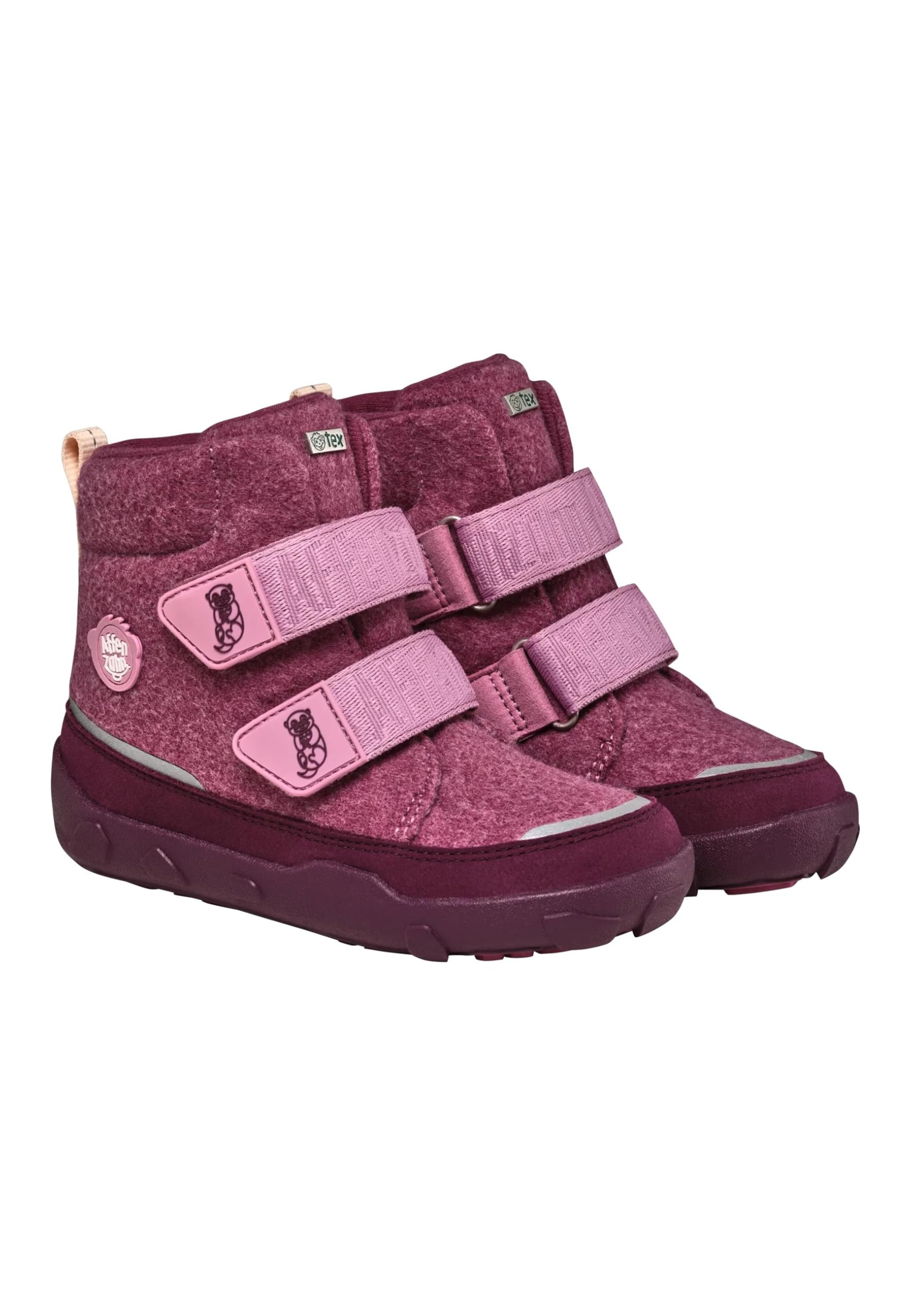 affenzahn-winterstiefel-vegan-comfy-otter-rosa-34-kinder-winter-boot image 3