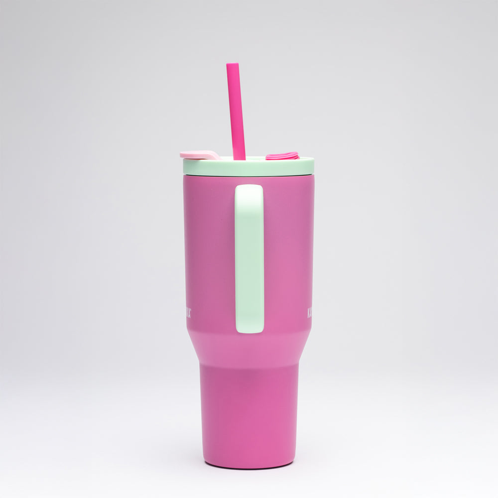 kambukka-rio-tumbler-950-ml-mit-strohhalm-bubblegum-mint image 4