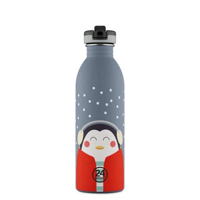24bottles-kids-bottle-happy-penguin-500-ml image 1