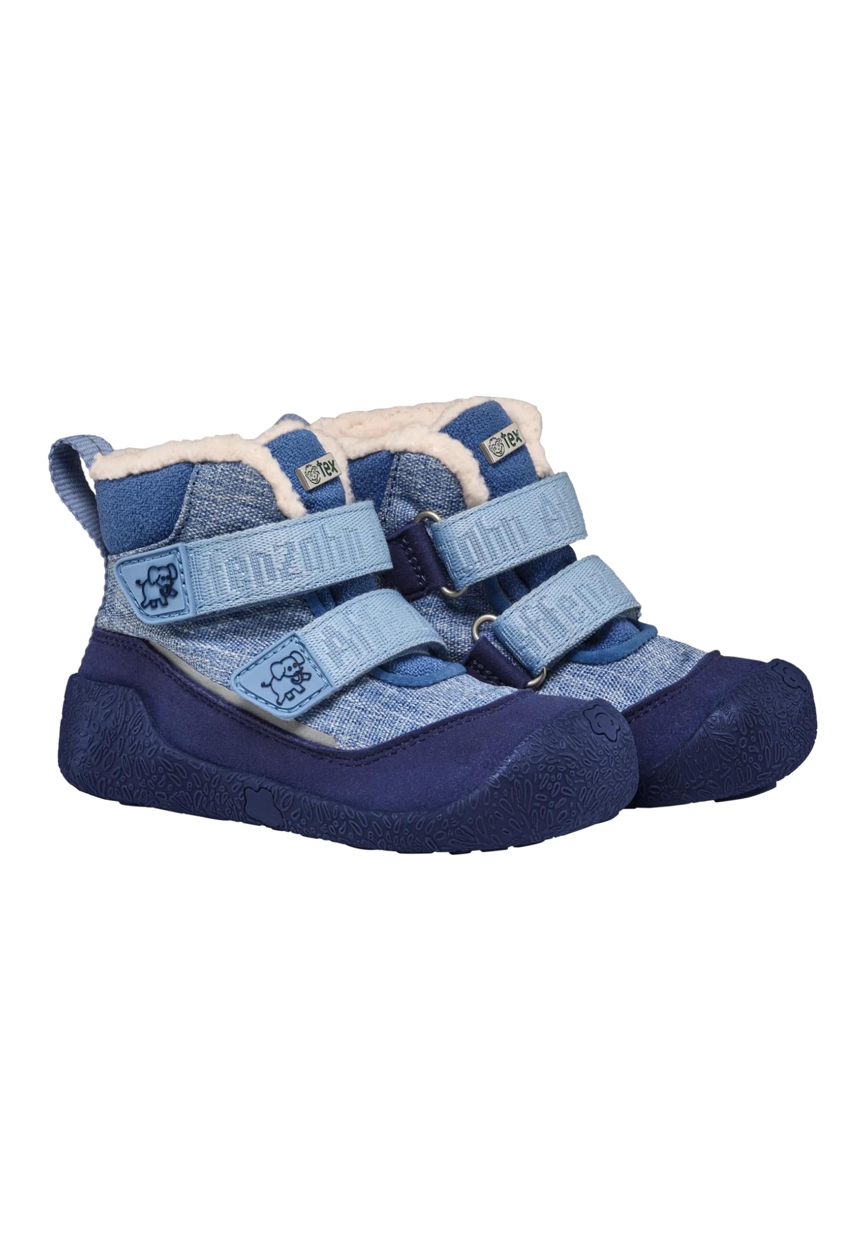 affenzahn-vegan-snuggy-lauflern-winterstiefel-elefant-blau-gr-e-19-25 image 2