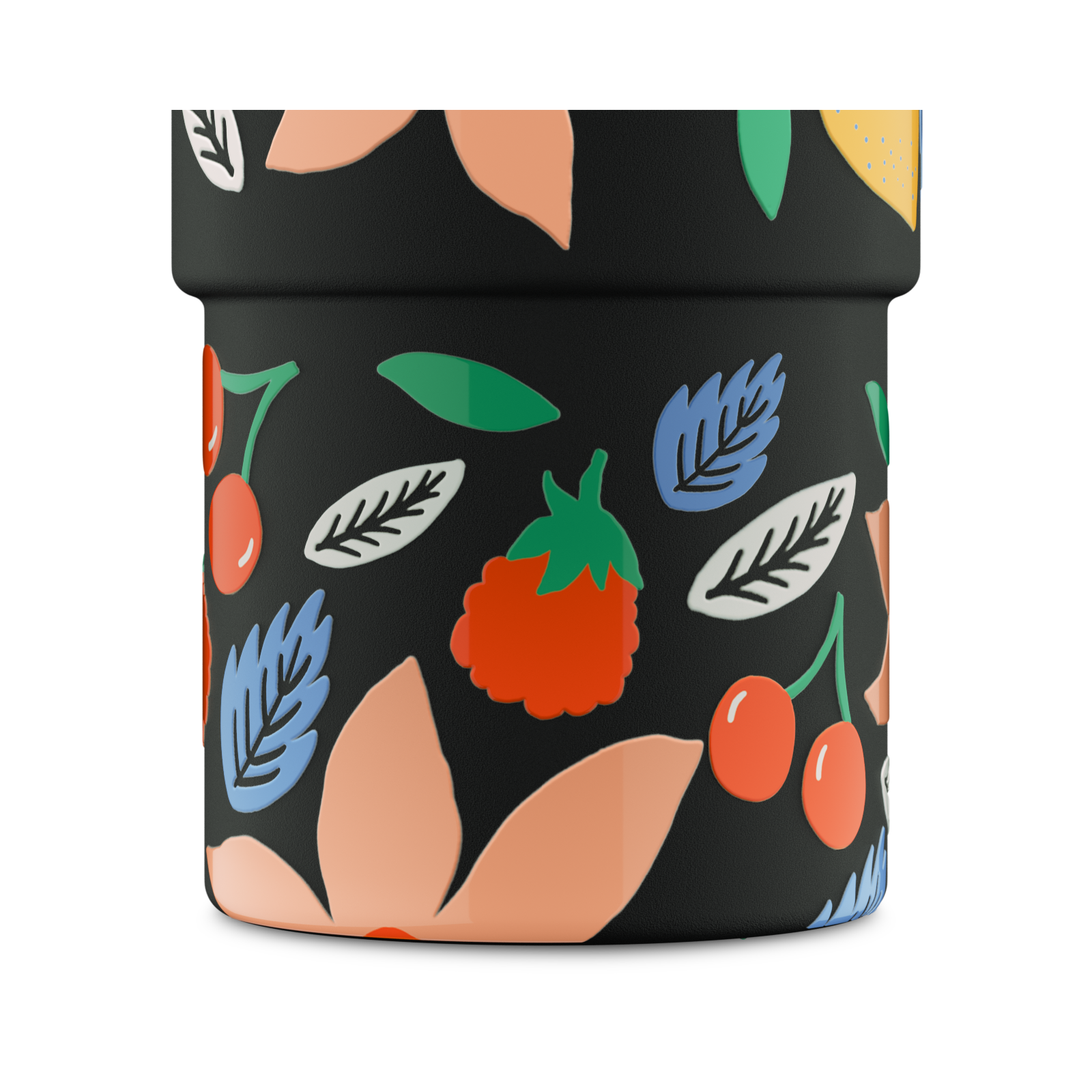 24bottles-straw-cup-tropical-noir-trinkflasche-mit-strohhalm-800-ml image 3