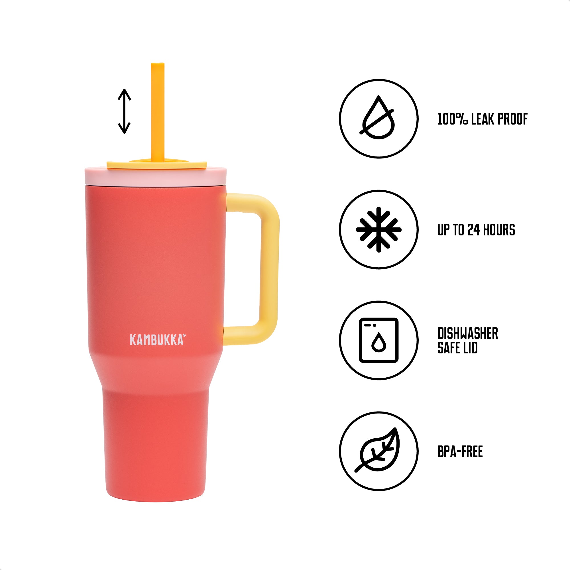 kambukka-rio-tumbler-950-ml-mit-strohhalm-pink-papaya image 8