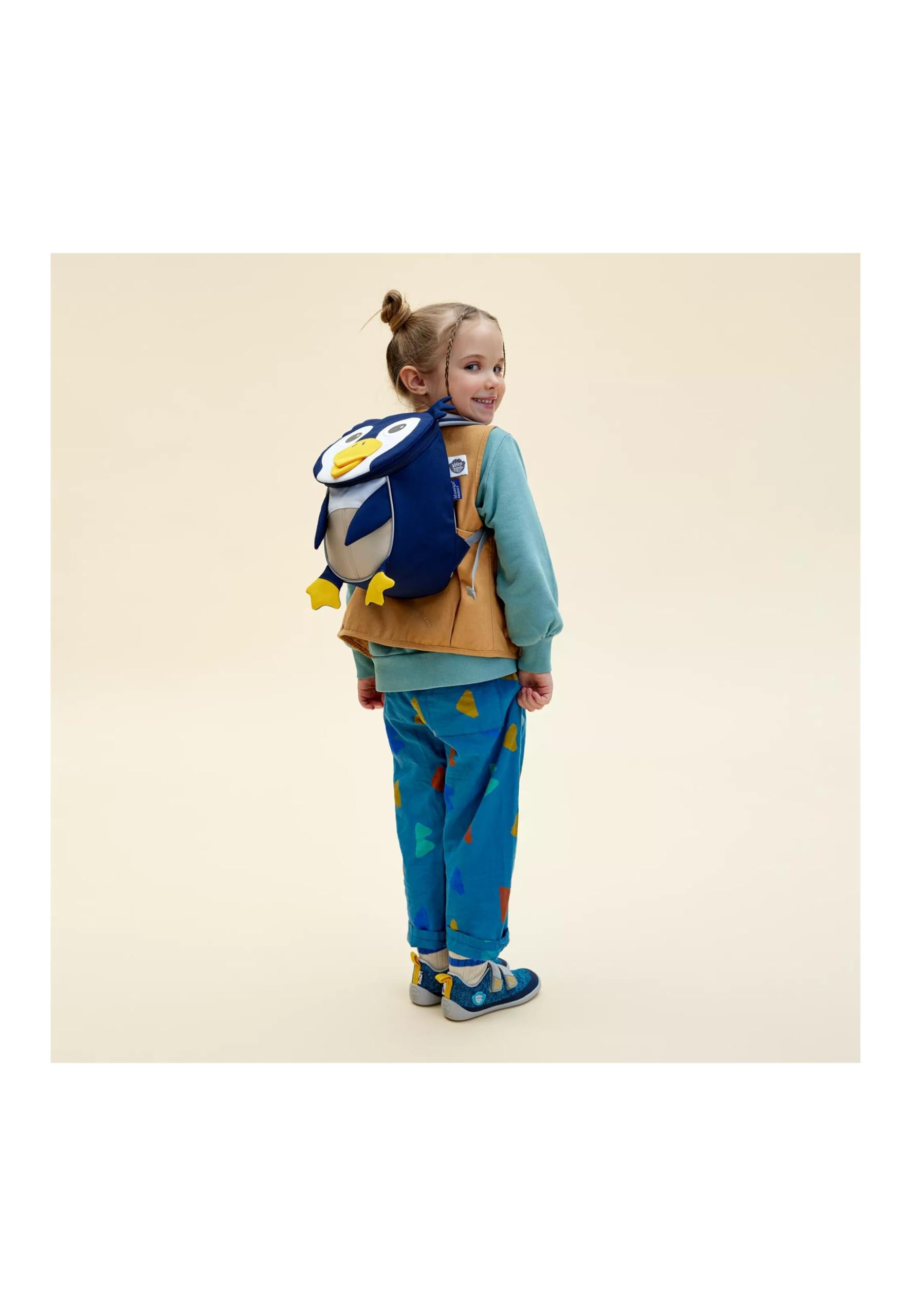 affenzahn-kleiner-freund-kindergarten-rucksack-pinguin-braun-1-3-jahre image 8