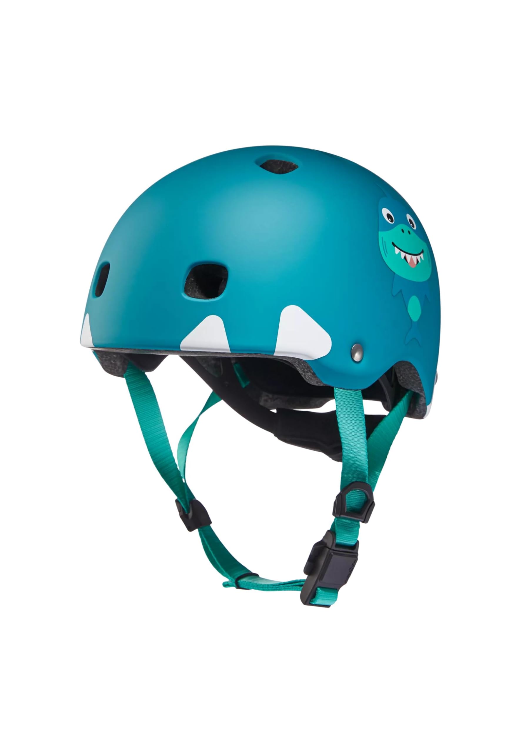 affenzahn-micro-fahrradhelm-hai-petrol-robuster-multisport-kinderhelm image 1