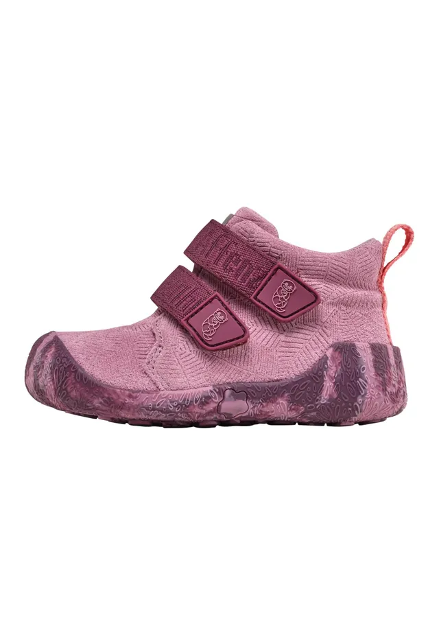 affenzahn-lauflerner-bergangsschuh-leder-talky-otter-rosa-gr-19-25 image 1