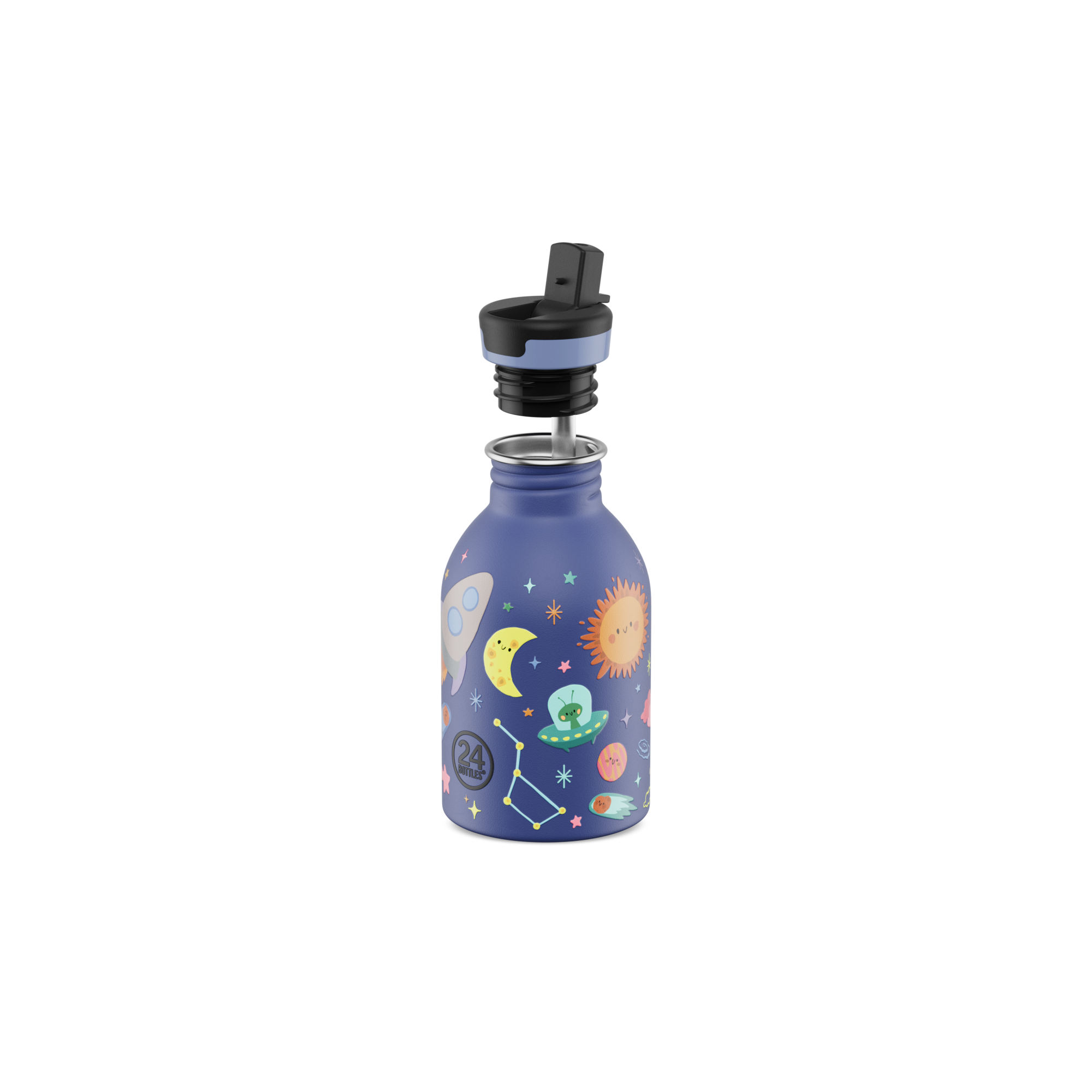 24bottles-kids-bottle-space-friends-250-ml-kinder-trinkflasche image 2