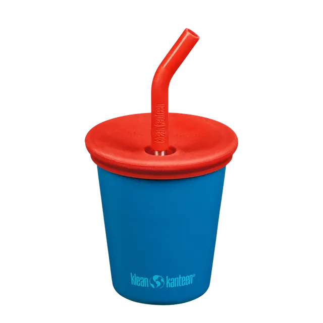 klean-kanteen-kid-cup-296ml-edelstahl-trinkbecher-mit-deckel-und-trinkhalm-3 image 1
