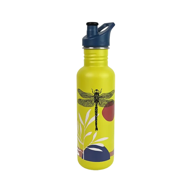 klean-kanteen-classic-greensurance-libelle-edition-edelstahl-trinkflasche-800ml- image 1