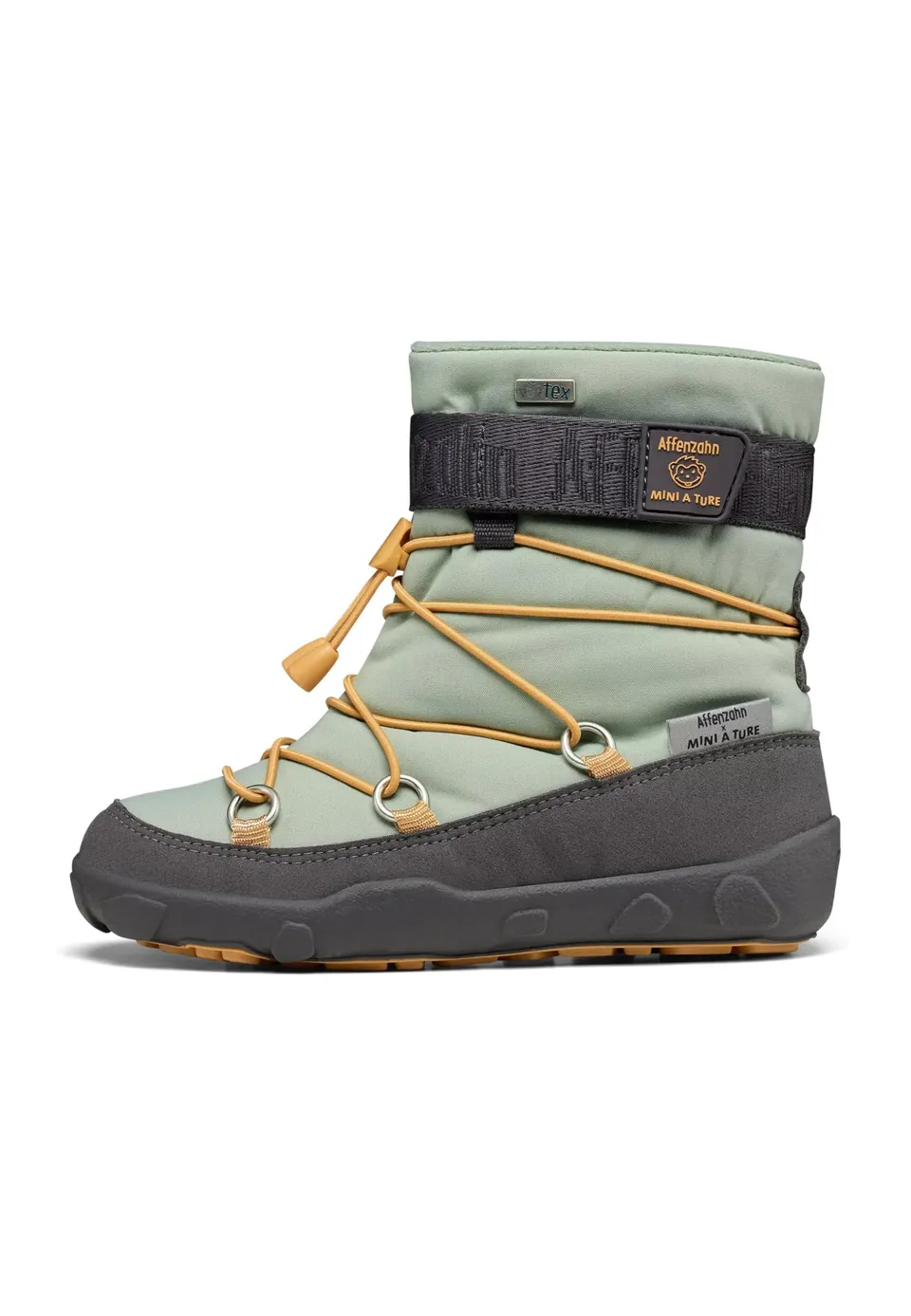 affenzahn-schneestiefel-vegan-snowy-gr-n-wasserdicht-gr-21-32 image 1