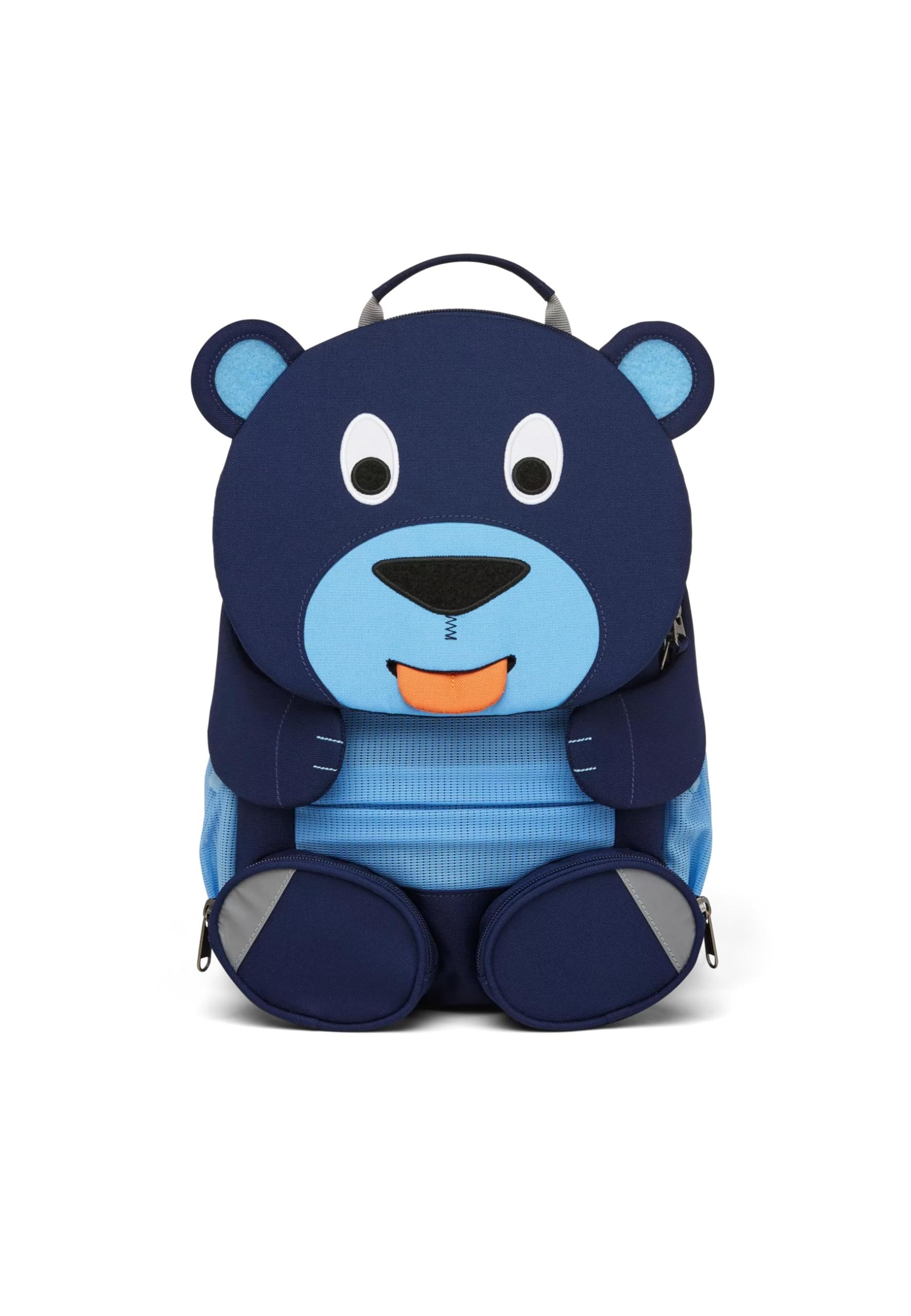 affenzahn-gro-er-freund-kinderrucksack-b-r-blau image 1
