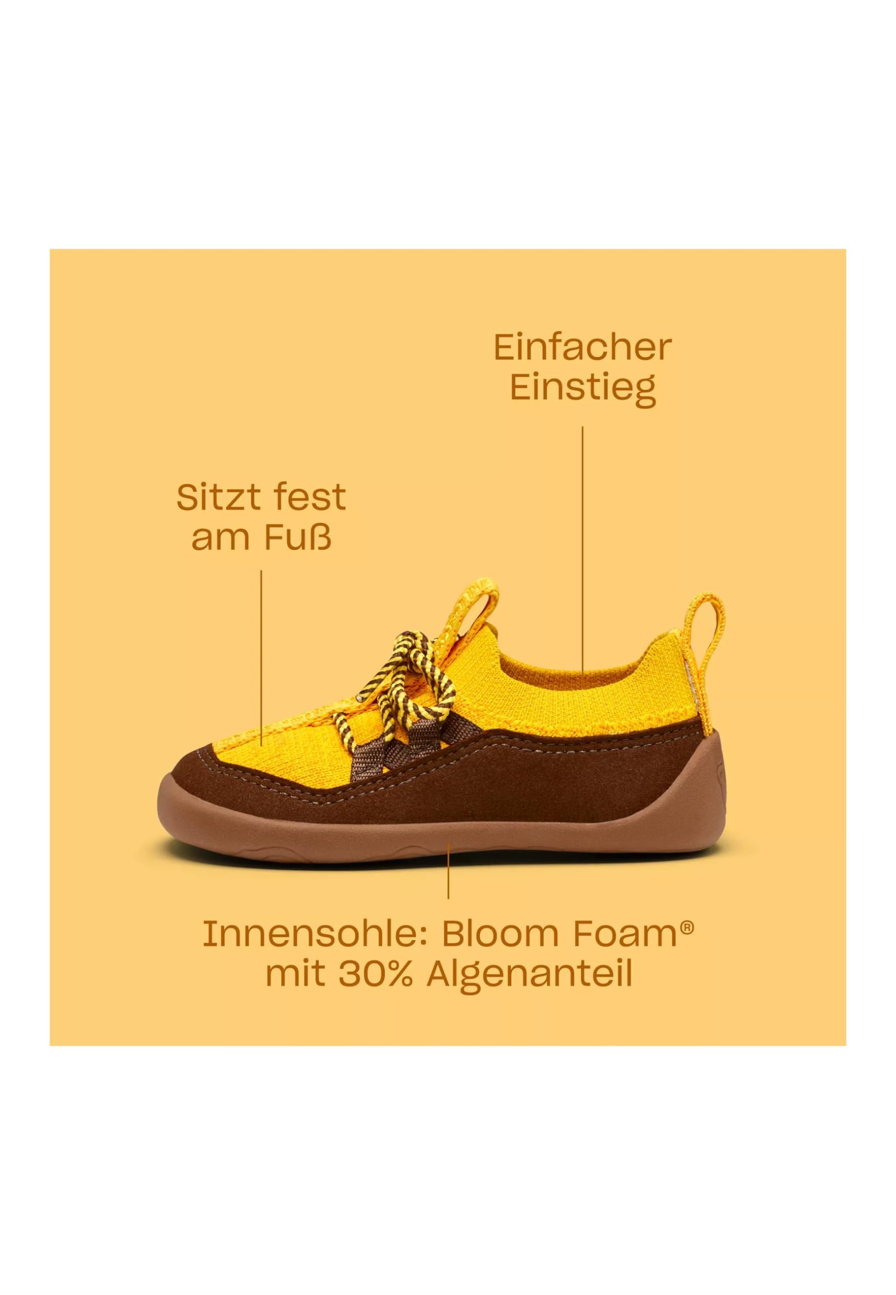 affenzahn-lauflerner-knit-walker-prewalker-flexibler-strick-schlupfschuh-gr-e-21 image 1