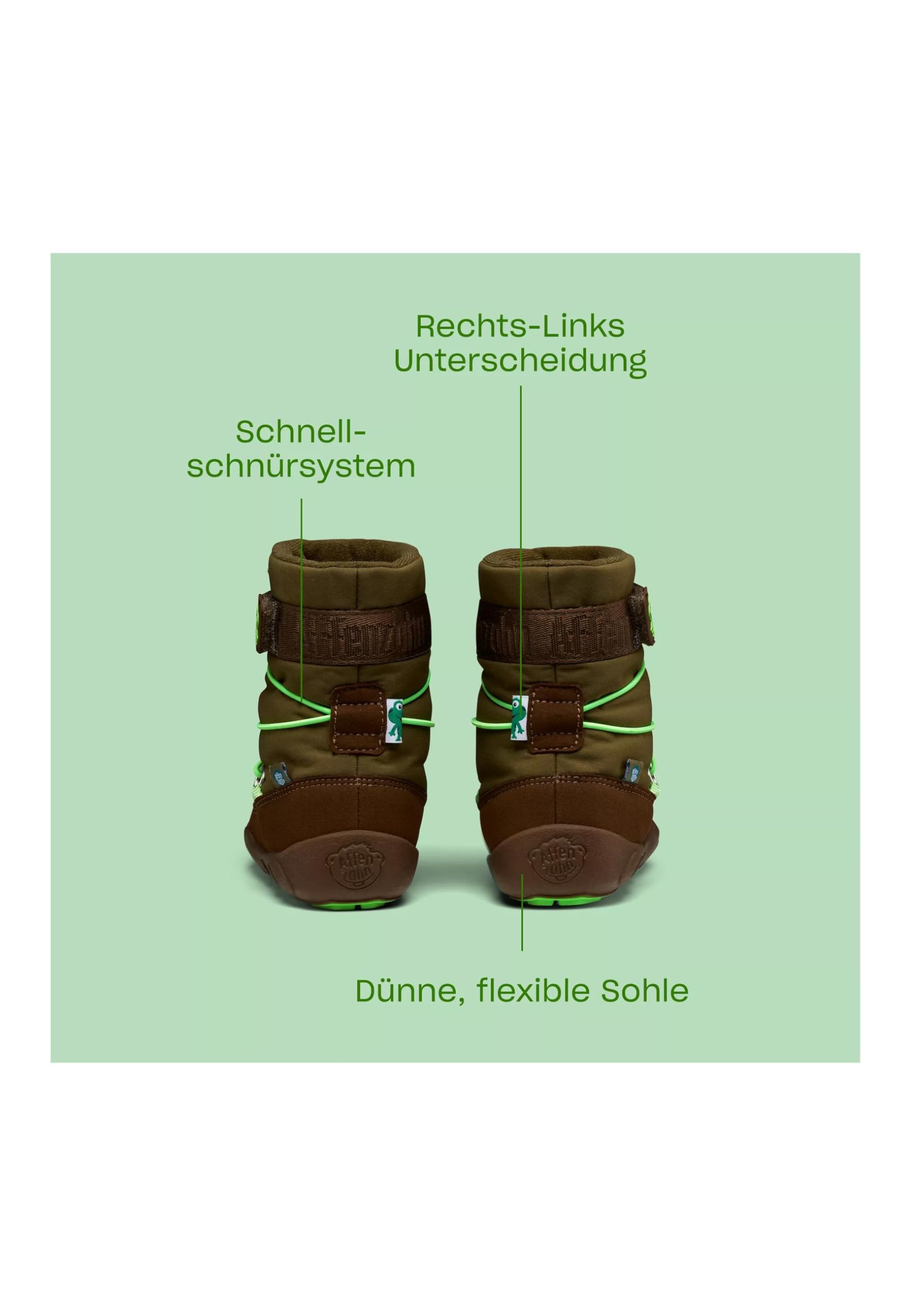 affenzahn-schneestiefel-vegan-snowy-gr-n-wasserdicht-gr-21-32 image 3