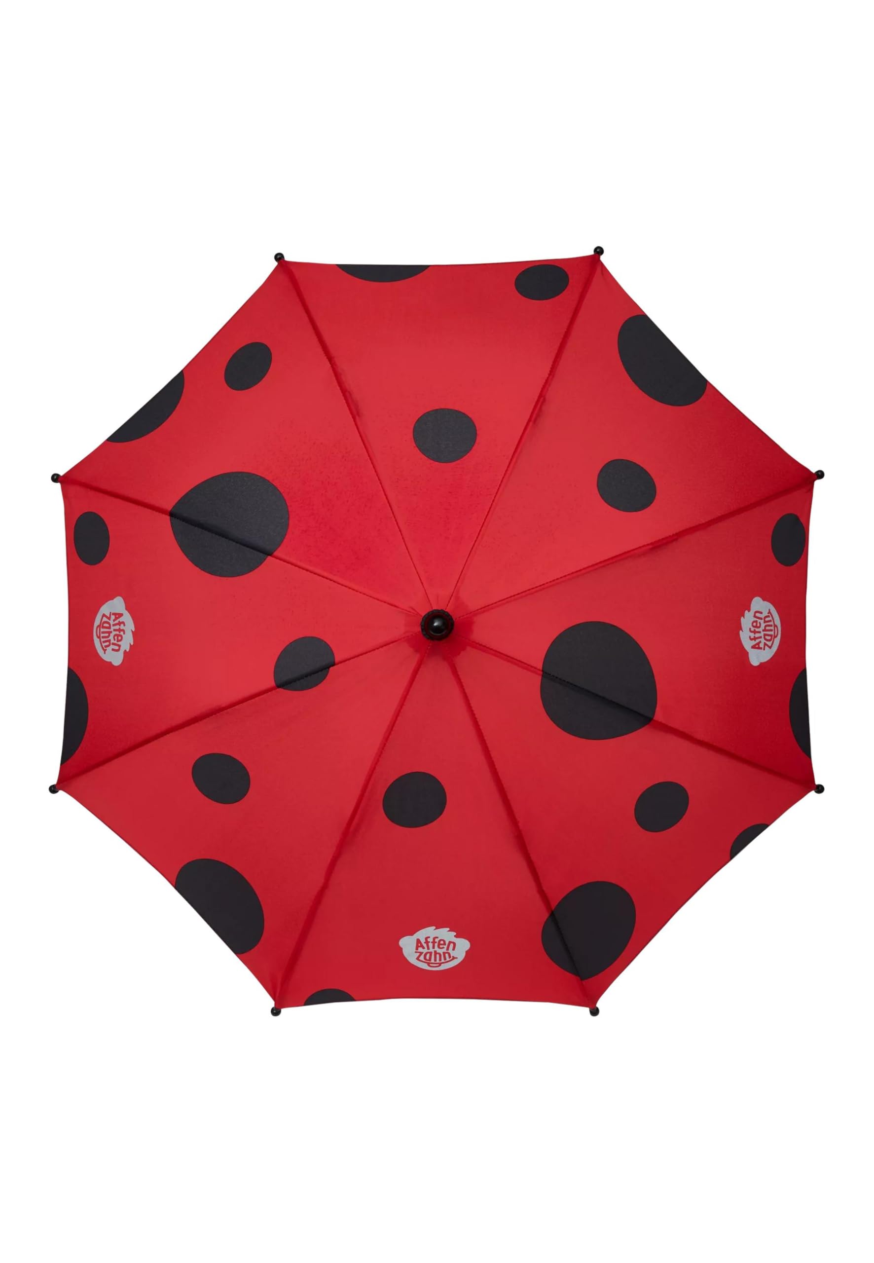 affenzahn-afz-umb-001-009-kinder-regenschirm-marienk-fer-rot-schwarz image 4