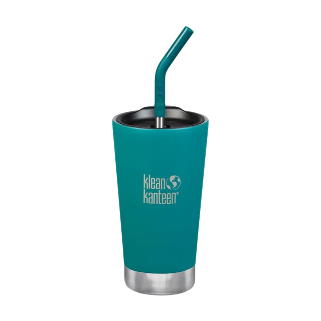 klean-kanteen-tumbler-thermobecher-473-ml-mit-deckel-und-trinkhalm image 1