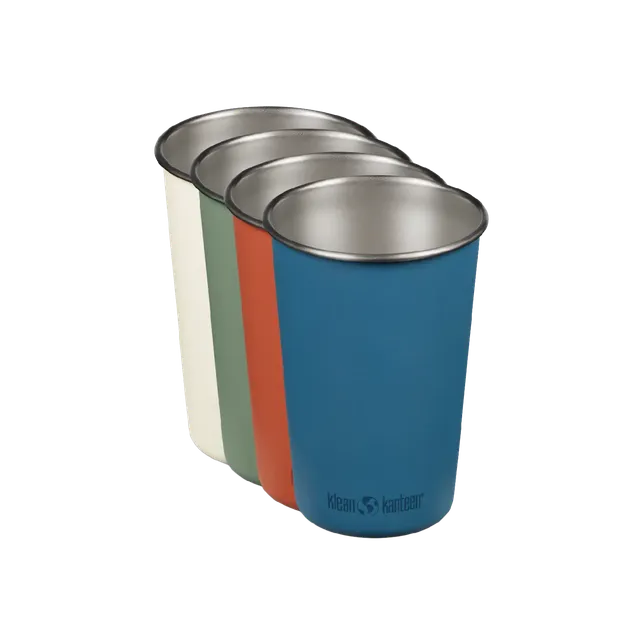 klean-kanteen-pint-cup-partake-473ml-edelstahl-trinkbecher-4er-set image 1