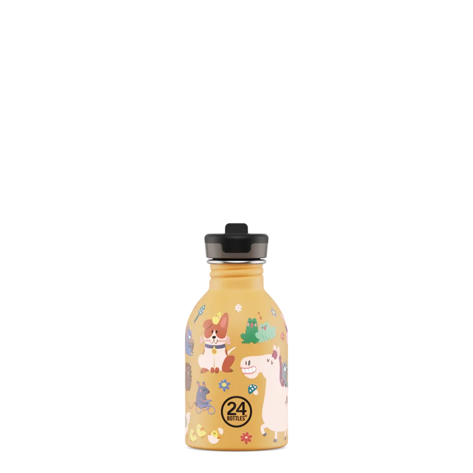 24bottles-kids-bottle-kindertrinkflasche-farm-friends-250-ml image 1