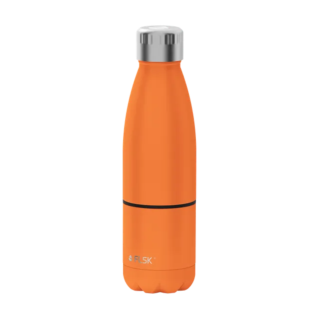 flsk-trinkflasche-mit-becher-trail-orange image 1