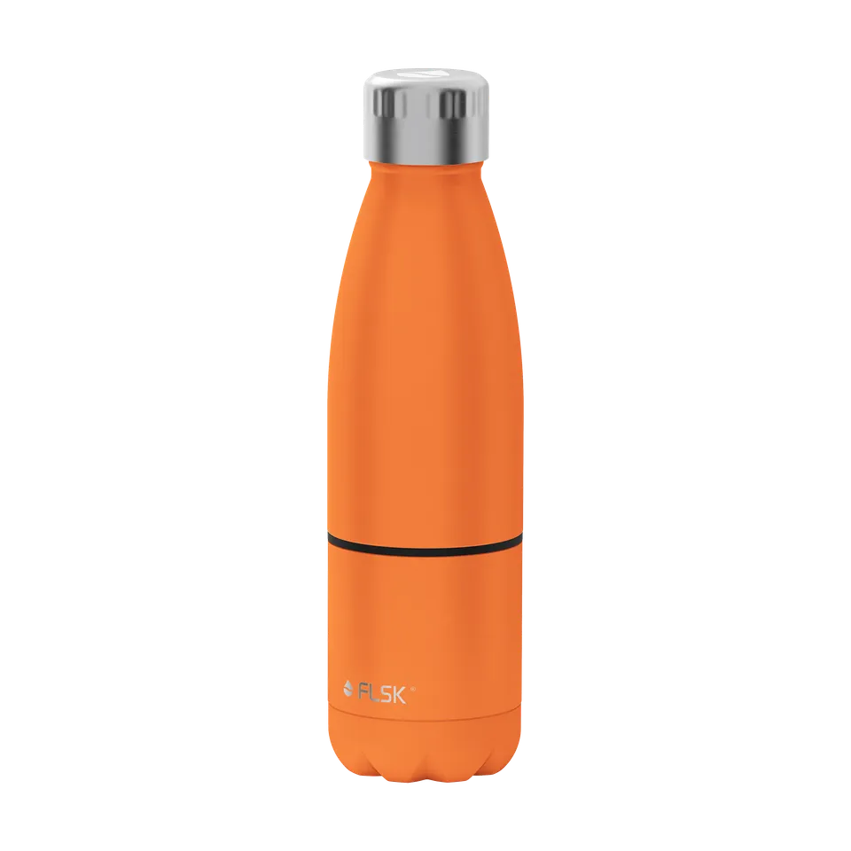 flsk-trinkflasche-mit-becher-trail-orange image 1