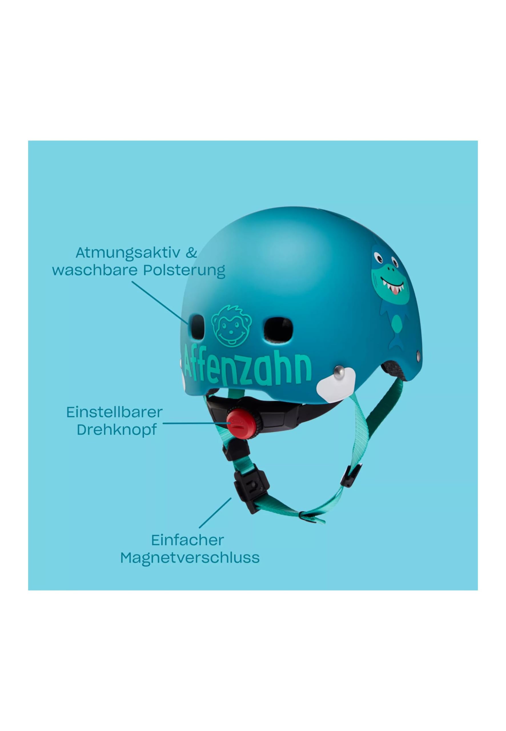 affenzahn-micro-fahrradhelm-hai-petrol-robuster-multisport-kinderhelm image 4