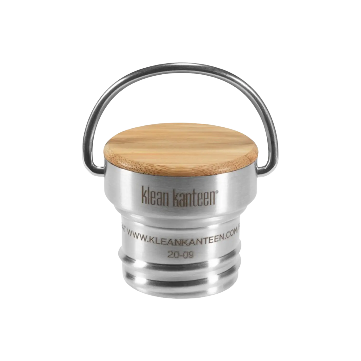klean-kanteen-reflect-800ml-edelstahl-trinkflasche-mit-bambus-schraubverschluss image 2