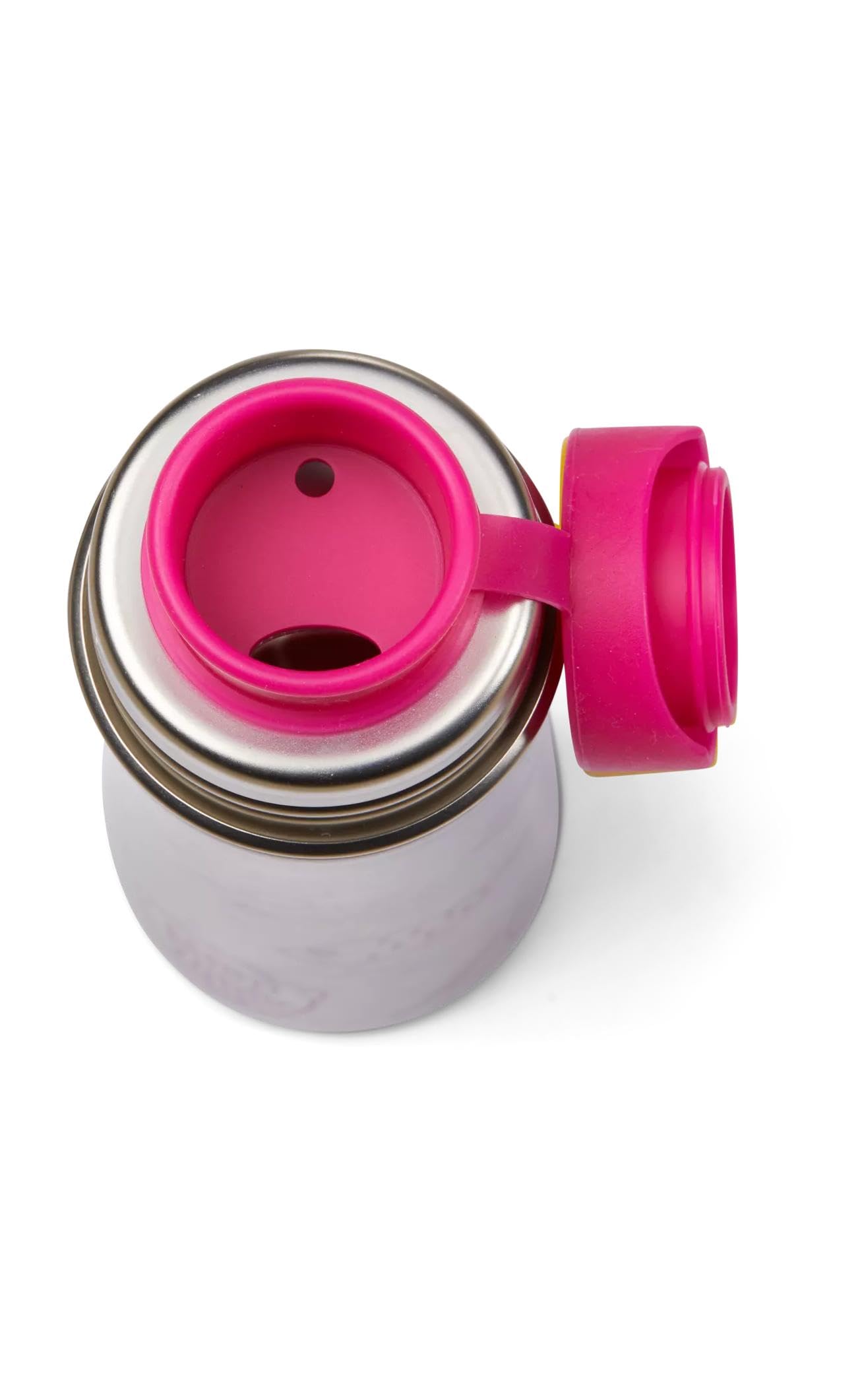 affenzahn-kleiner-freund-edelstahl-trinkflasche-330-ml-eule-rosa image 3