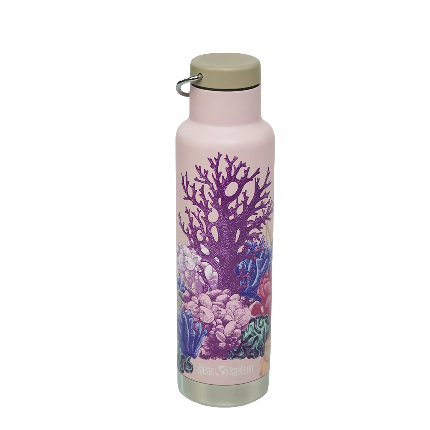 klean-kanteen-classic-ocean-day-592-ml-edelstahl-isolierflasche-mit-loop-cap image 1