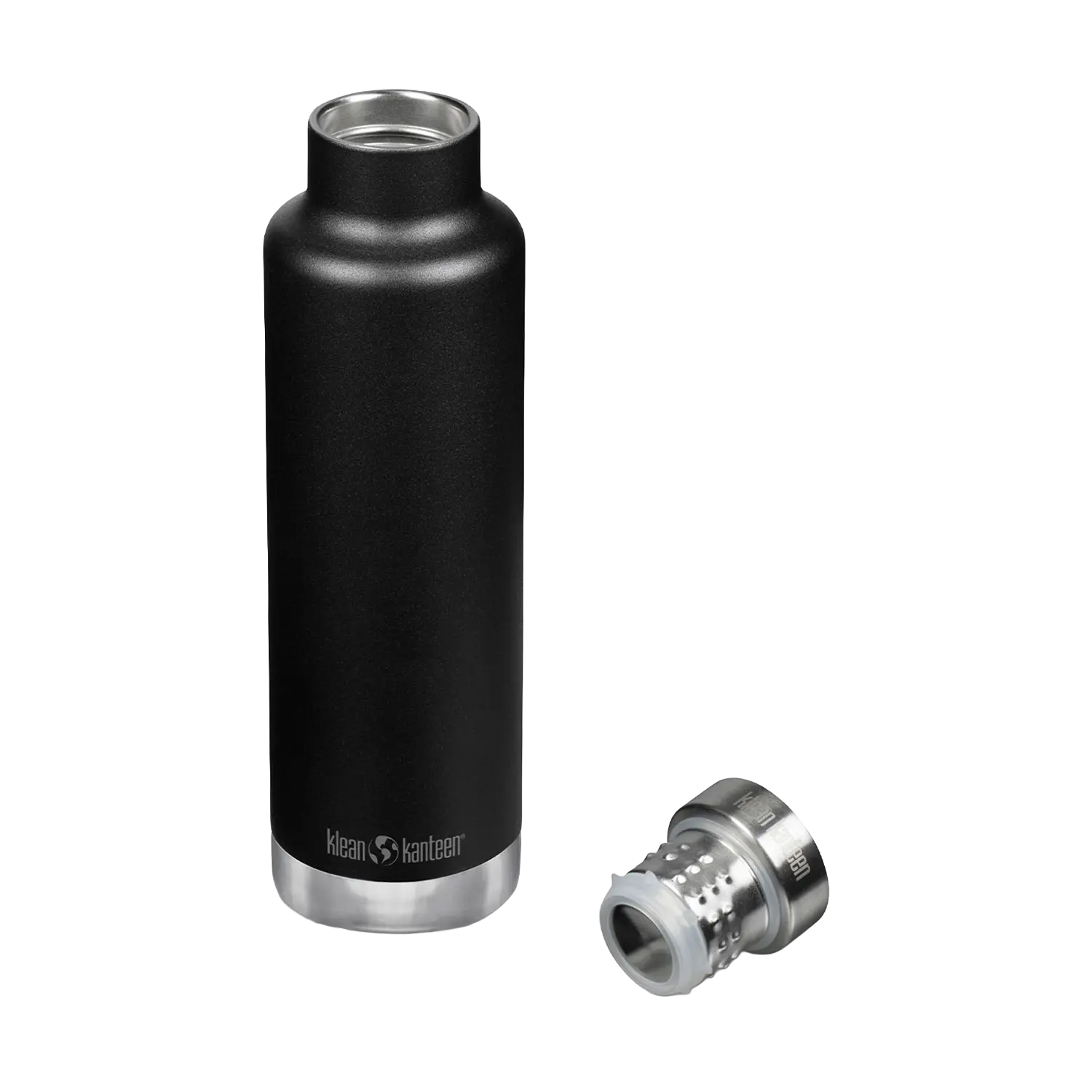 klean-kanteen-classic-750-ml-edelstahl-isolierflasche-mit-pour-through-cap image 2