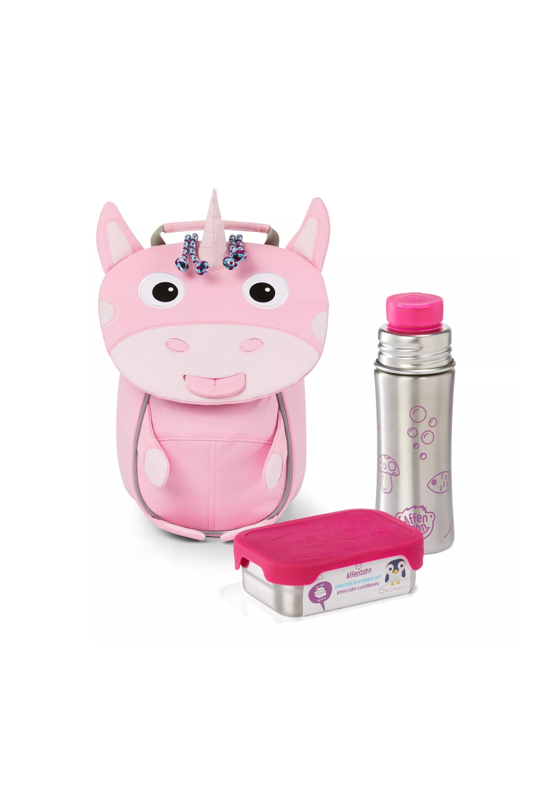 affenzahn-kleiner-freund-bundle-tiger-gelb-kita-rucksack-set-mit-trinkflasche-un image 8