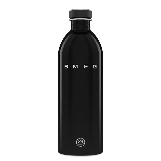 24bottles-urban-bottle-smeg-x-24bottles-black-trinkflasche-1000-ml image 1