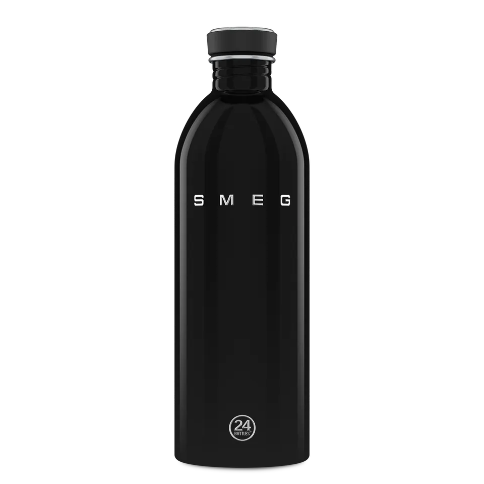 24bottles-urban-bottle-smeg-x-24bottles-black-trinkflasche-1000-ml image 1