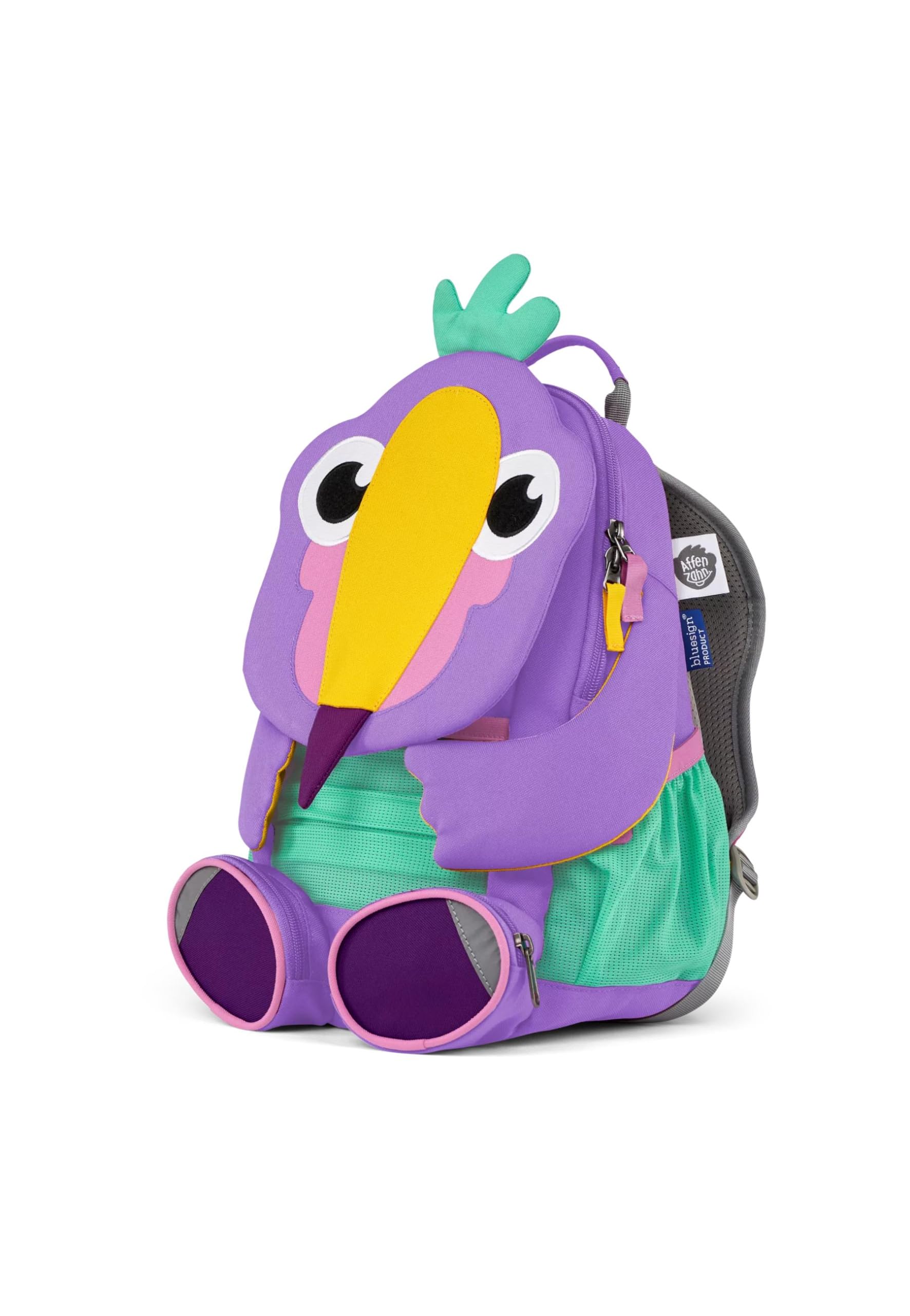 affenzahn-gro-er-freund-kindergarten-rucksack-tukan-25x32x18-cm-aus-recyceltem-p image 2