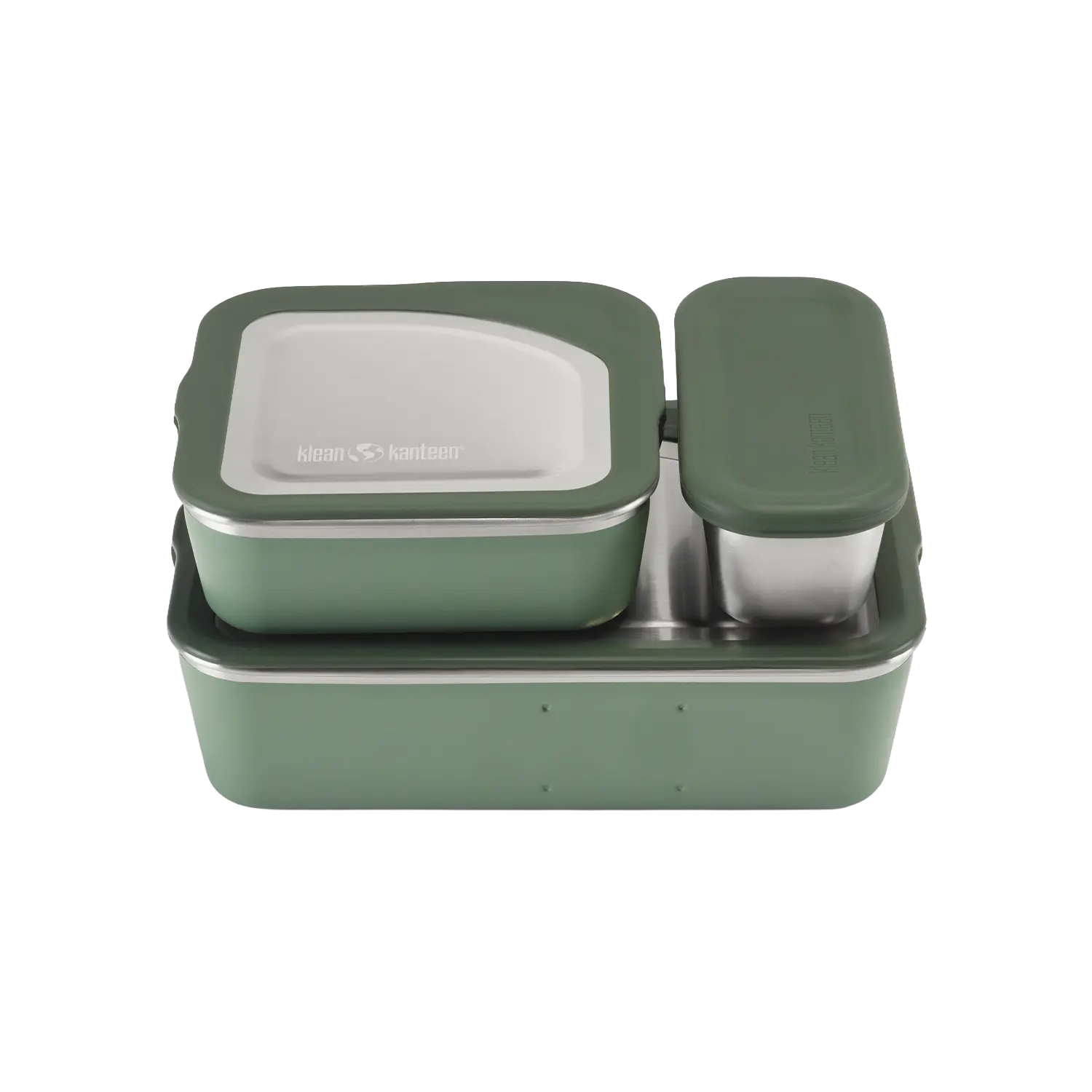 klean-kanteen-rise-3er-set-edelstahl-lunchbox-1626ml-ineinander-stapelbar image 3