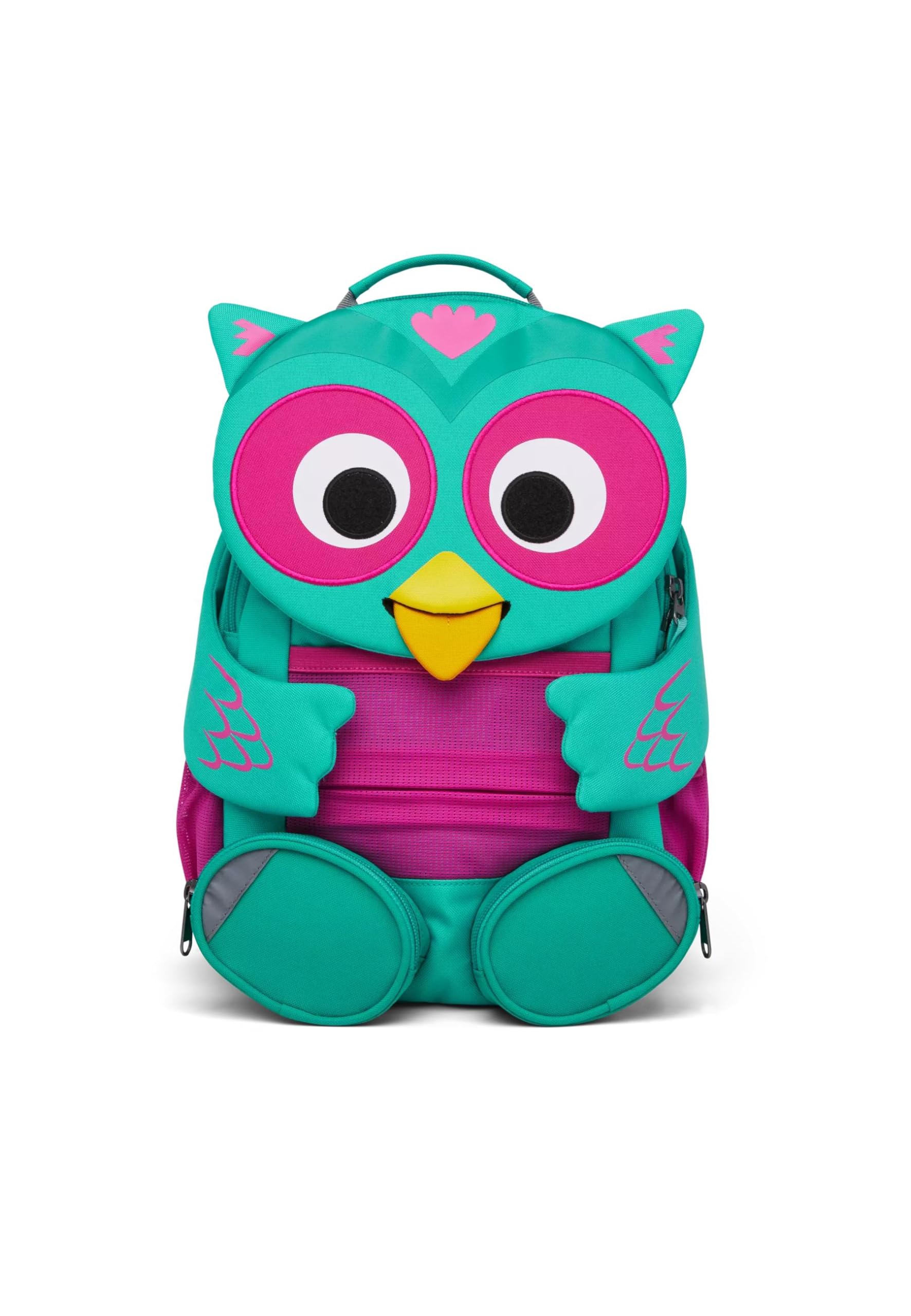affenzahn-gro-er-freund-kinderrucksack-eule-t-rkis image 1