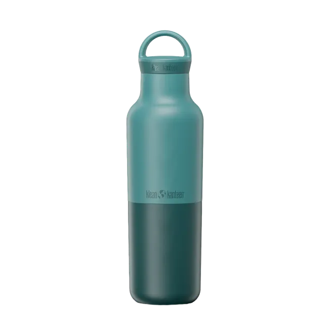 klean-kanteen-rise-classic-592-ml-isolierflasche-mit-arch-loop-cap-edelstahl image 1