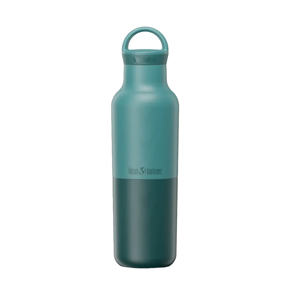 klean-kanteen-rise-classic-592-ml-isolierflasche-mit-arch-loop-cap-edelstahl image 1