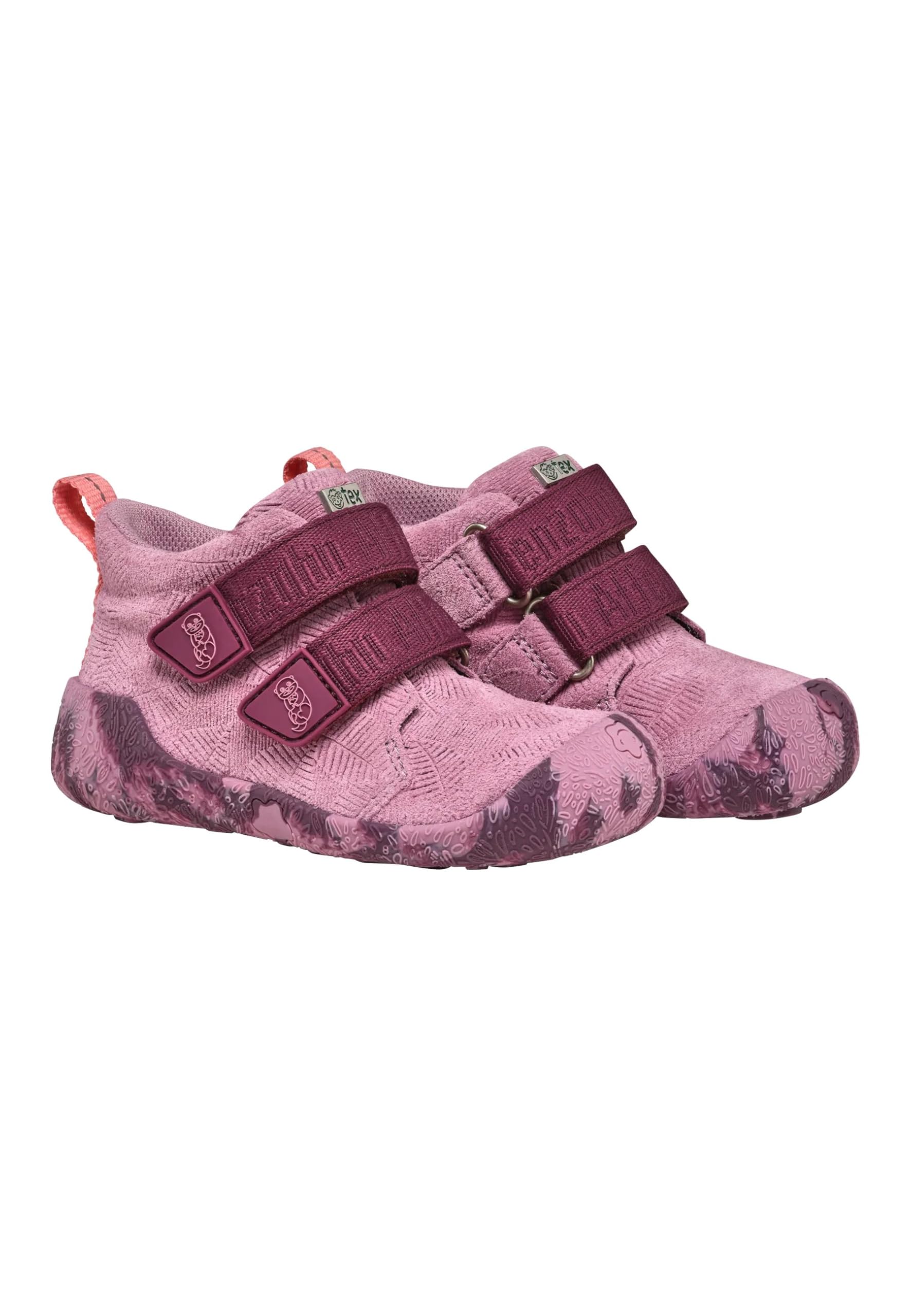 affenzahn-lauflerner-bergangsschuh-leder-talky-otter-rosa-gr-19-25 image 2