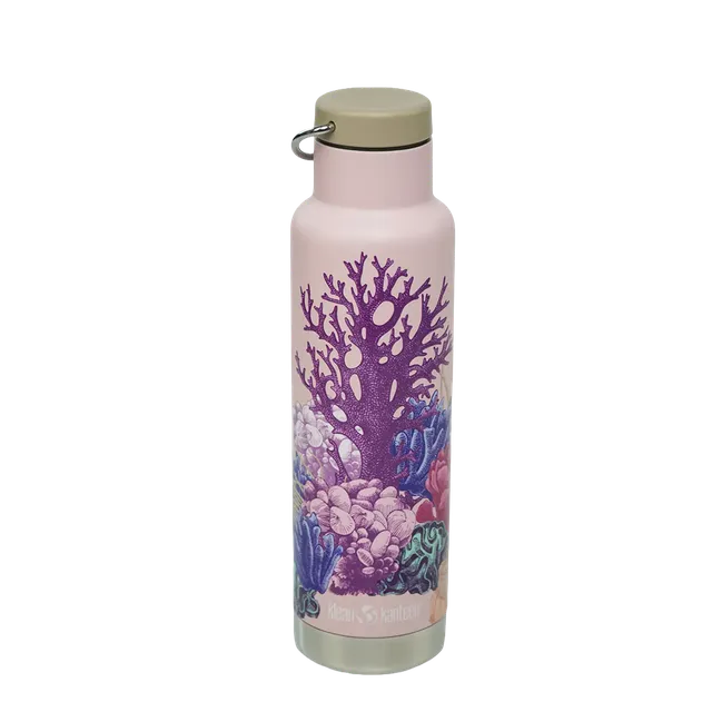 klean-kanteen-classic-ocean-day-592-ml-edelstahl-isolierflasche-mit-loop-cap image 1