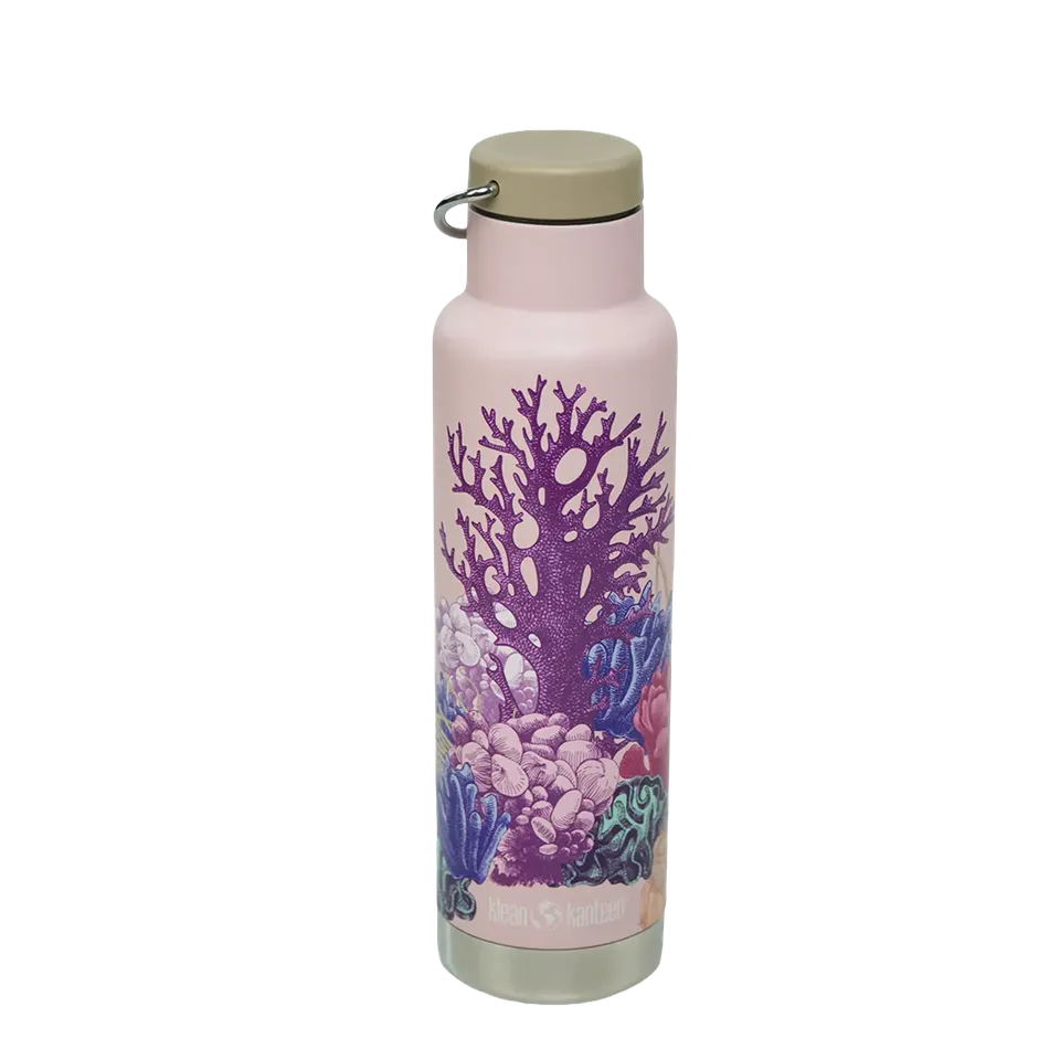 klean-kanteen-classic-ocean-day-592-ml-edelstahl-isolierflasche-mit-loop-cap image 1