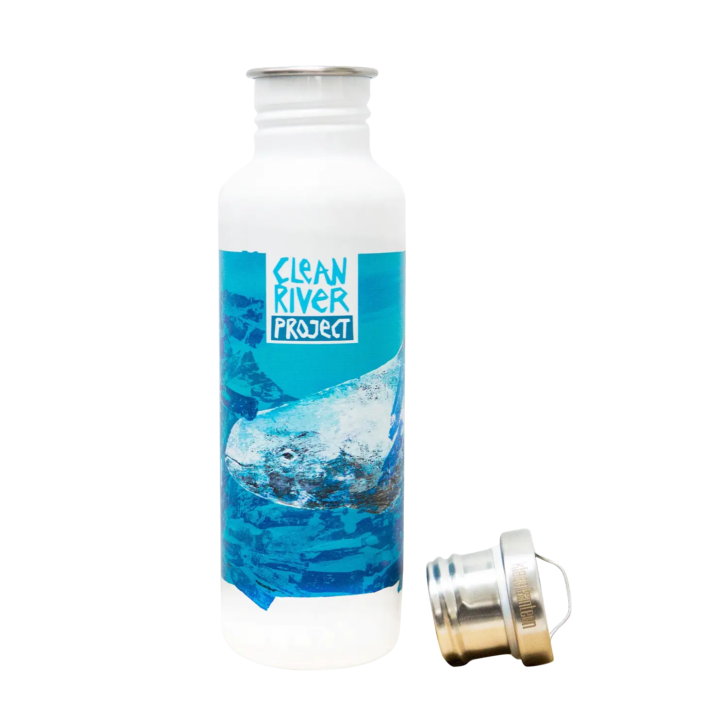 klean-kanteen-classic-800ml-edelstahl-trinkflasche-clean-river-project-edition-m image 3