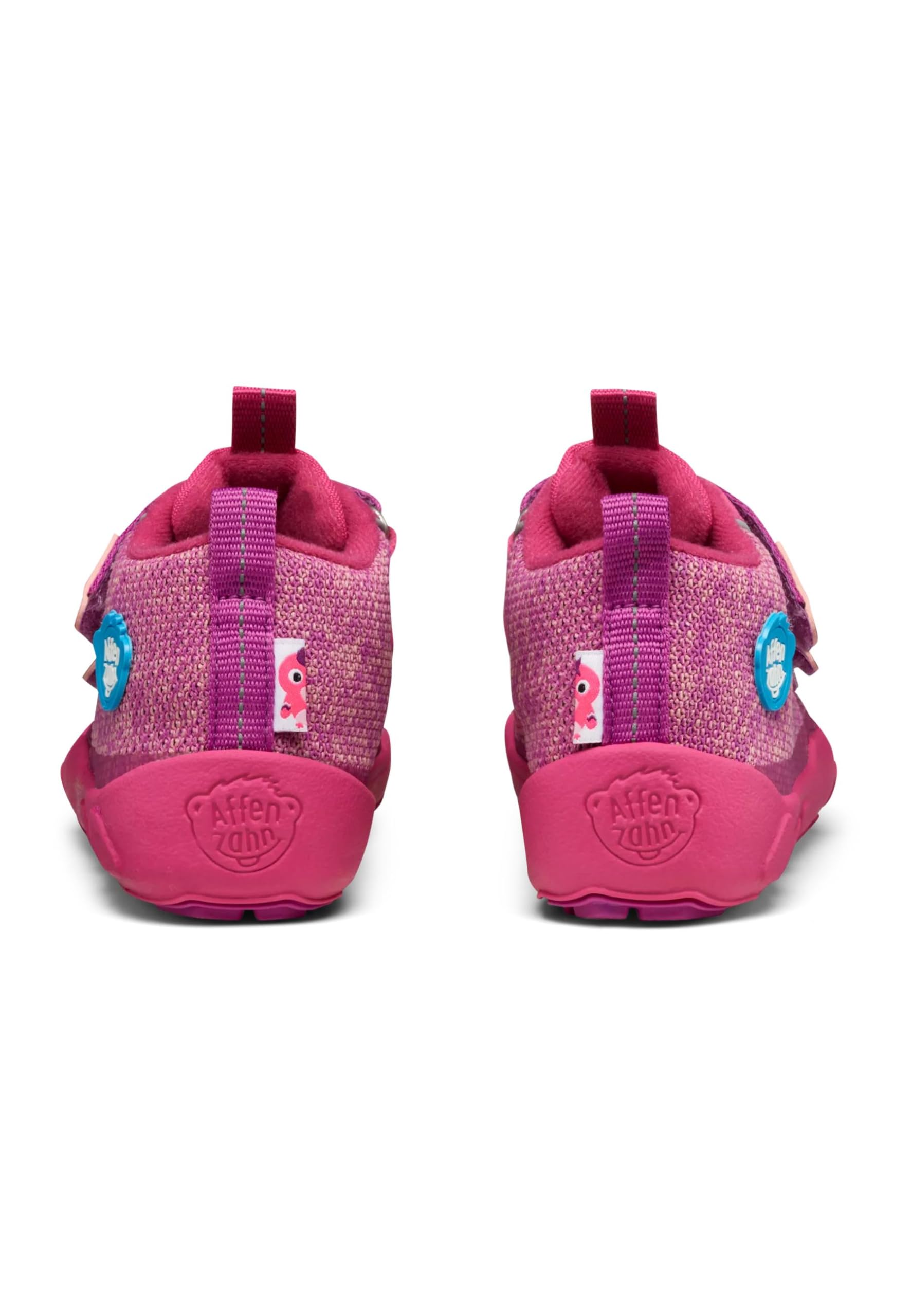affenzahn-low-boot-knit-happy-bergangsschuh-flamingo-pink-wasserdicht-gr-21-32 image 6