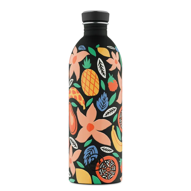24bottles-urban-bottle-trinkflasche-tropical-noir-1000-ml image 1